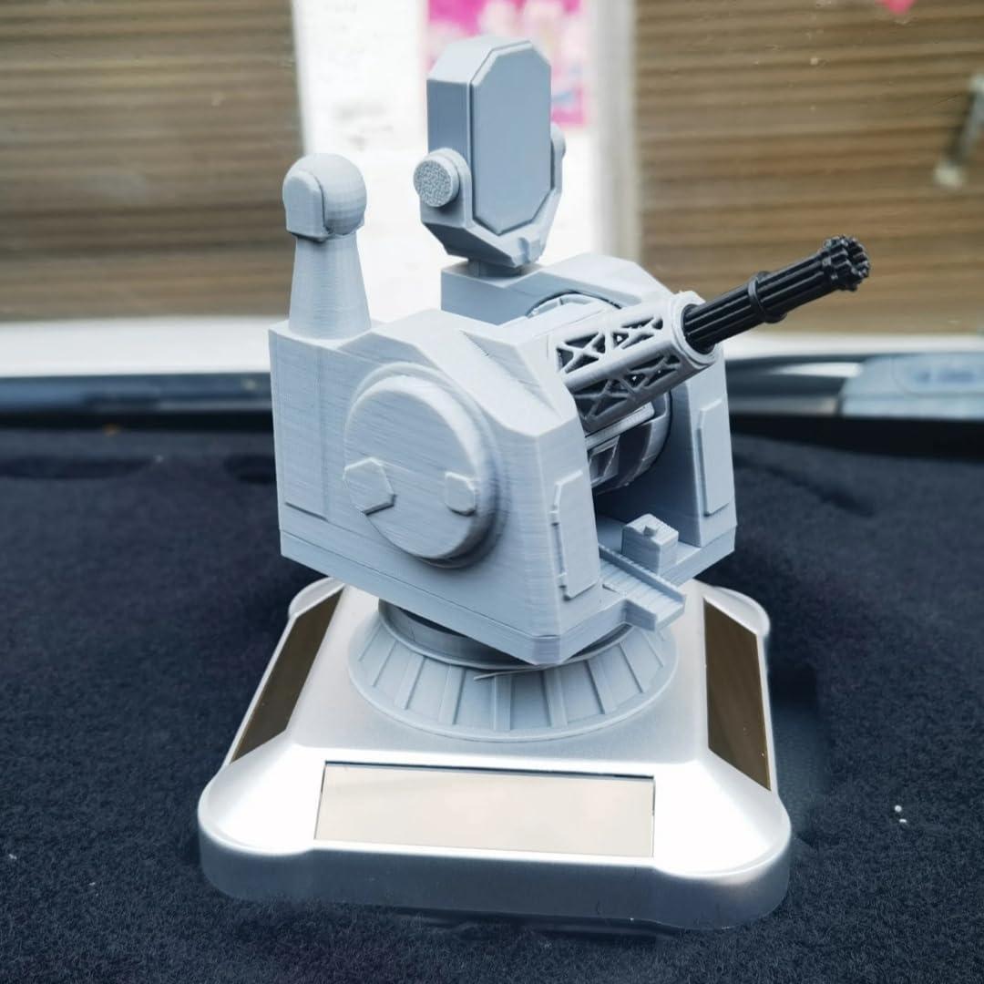 Adorno Rotatorio Militar Venshy con Energía Solar 12.7cm