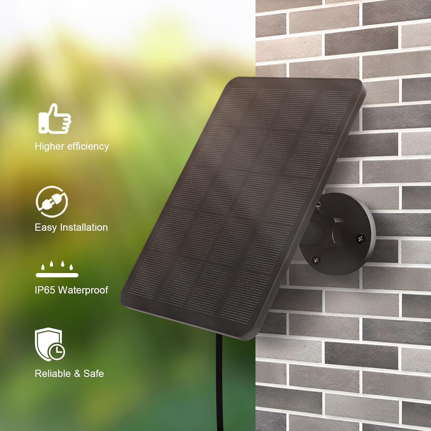 Panel Solar 4W YCTechCam para Cámara Blink Outdoor 4