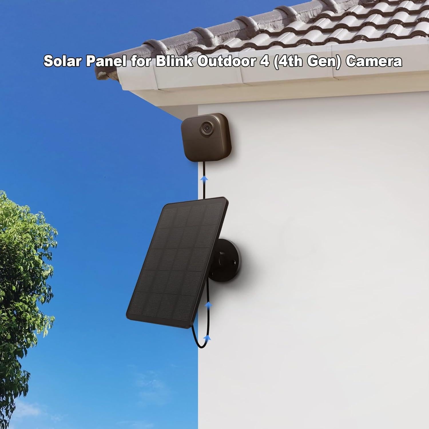 Panel Solar 4W YCTechCam para Cámara Blink Outdoor 4