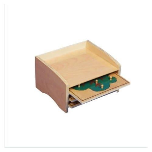 Gabinete de Rompecabezas de Botánica Adena Montessori 3 Piezas