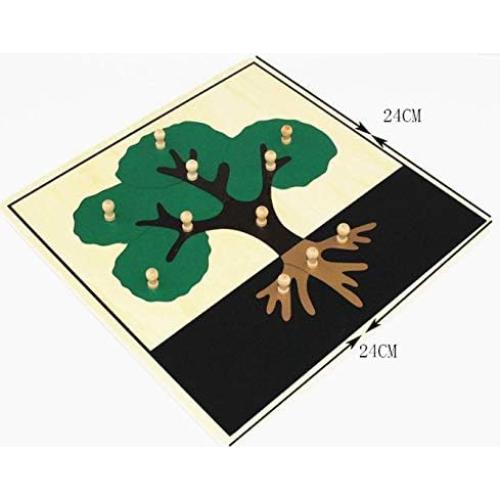 Gabinete de Rompecabezas de Botánica Adena Montessori 3 Piezas