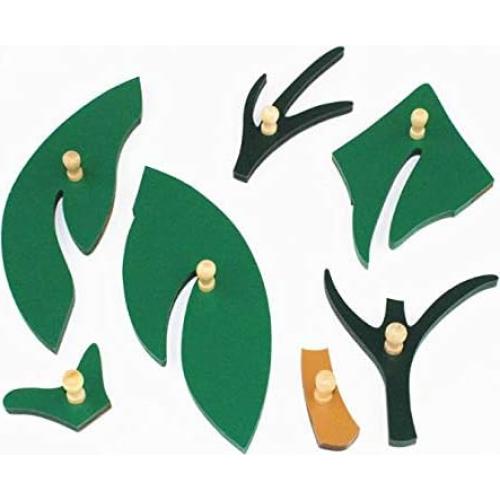 Gabinete de Rompecabezas de Botánica Adena Montessori 3 Piezas