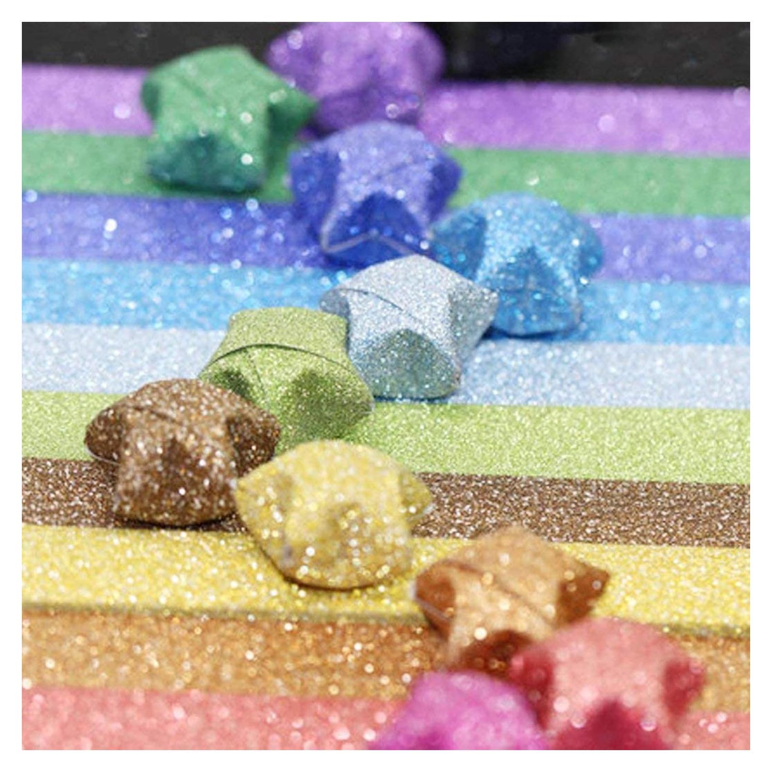 Papel para Origami Yeooyoor 360 Hojas 18 Colores Brillantes
