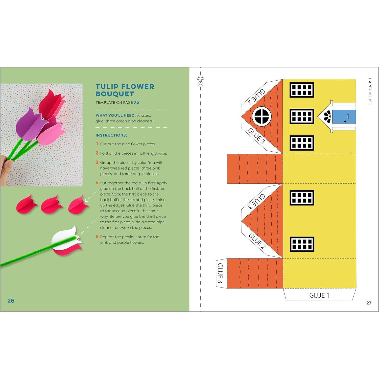 Paper Crafts for Kids: 25 Cut-Out Activities for Kids Ages 4-8