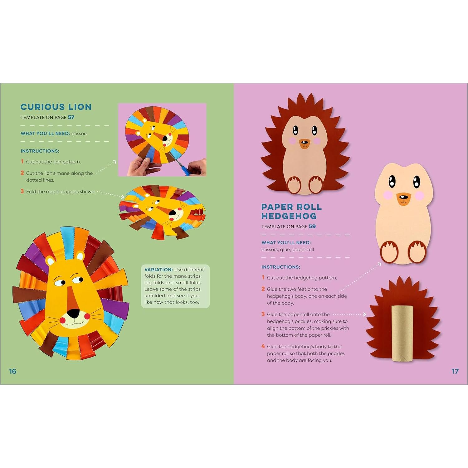Paper Crafts for Kids: 25 Cut-Out Activities for Kids Ages 4-8
