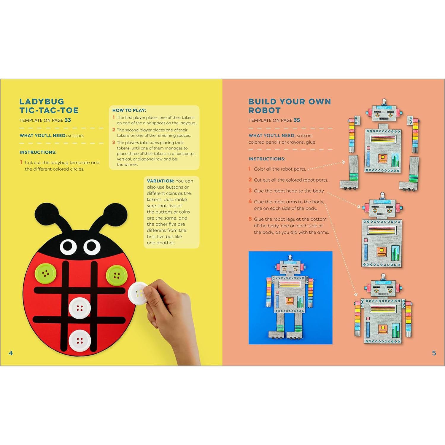 Paper Crafts for Kids: 25 Cut-Out Activities for Kids Ages 4-8