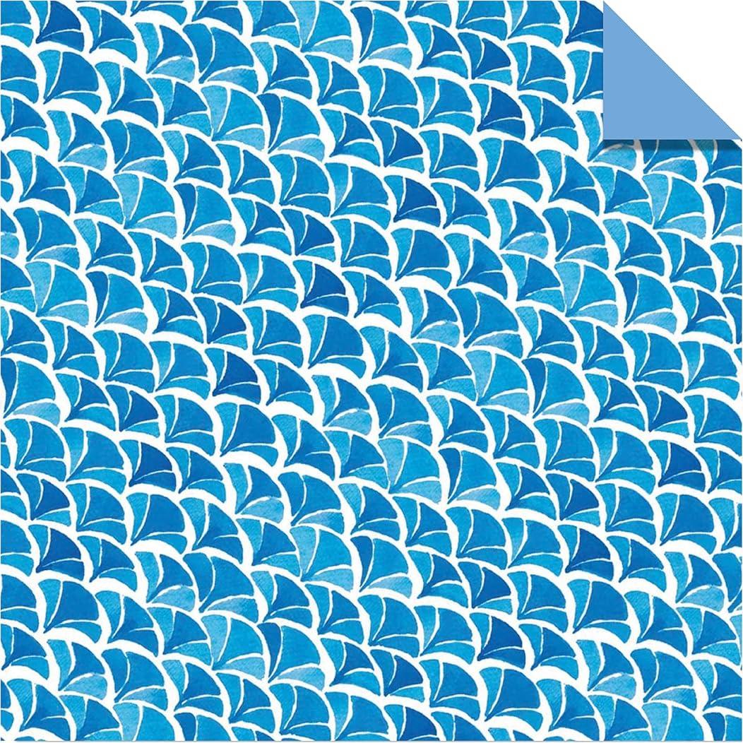 Origami Paper 500 sheets Blue and White 4" (10 cm): Double-Sided Origami Sheets Printed with 12 Different Designs