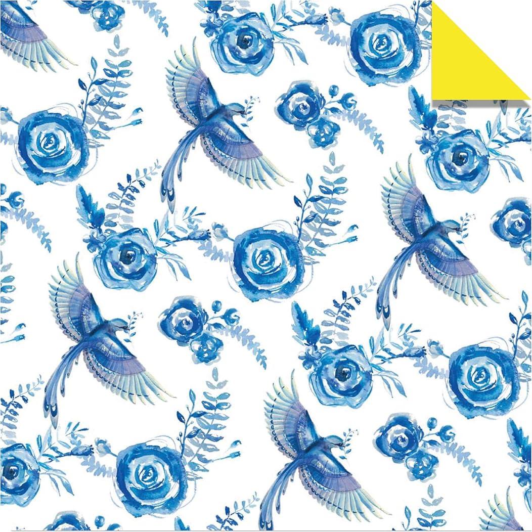 Origami Paper 500 sheets Blue and White 4" (10 cm): Double-Sided Origami Sheets Printed with 12 Different Designs