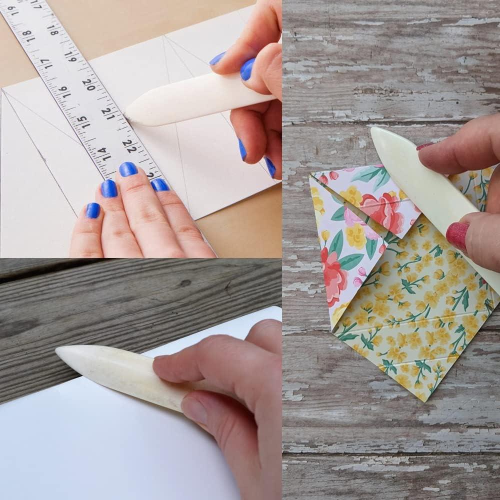 Plegador de Hueso Real DEEDYGO 2 Pcs para Manualidades