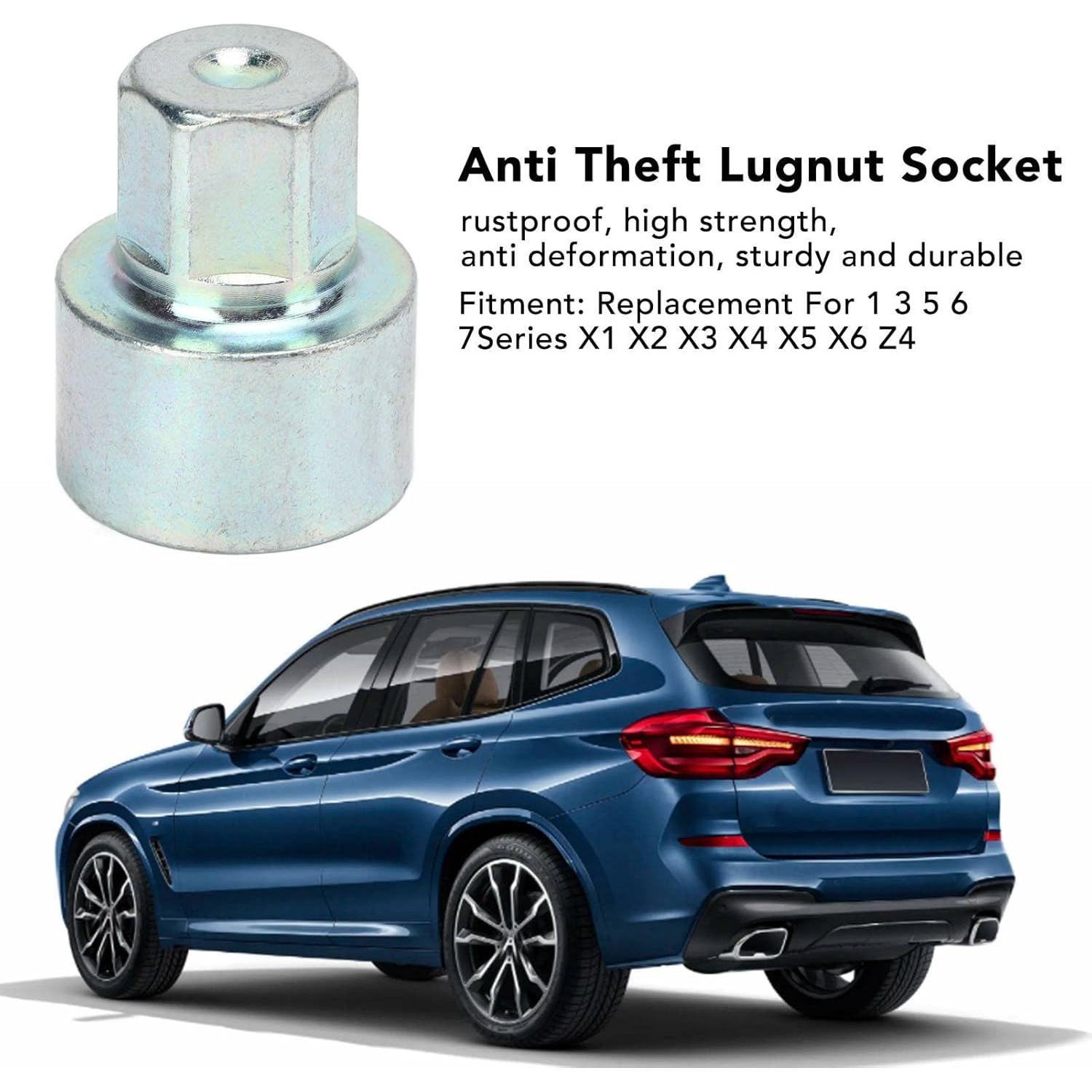 Llave de Extracción Antirrobo Greensen para Ruedas BMW 1 3 5 6 7 X1 X2 X3 X4 X5 X6 Z4