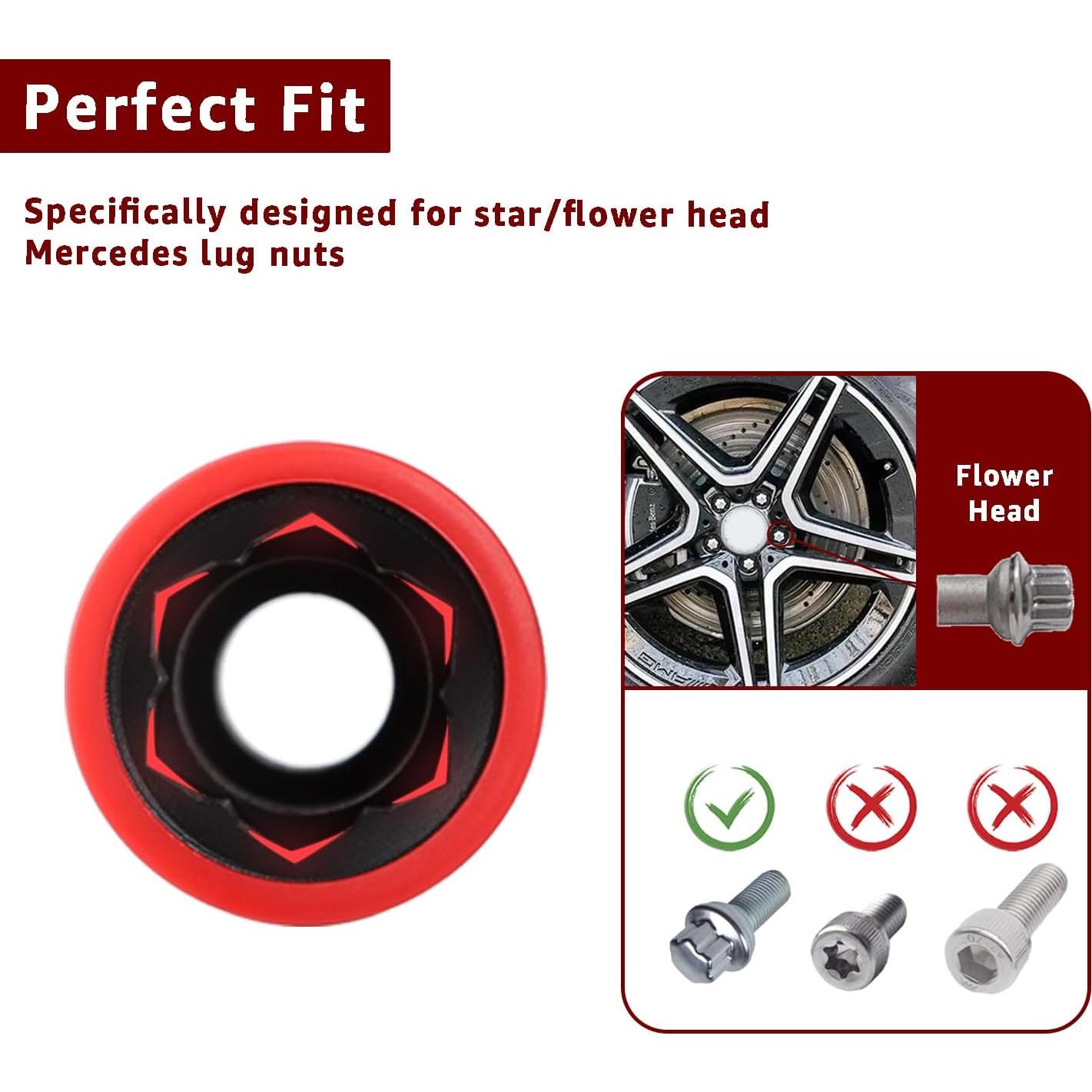 Socket de tuerca de rueda ITEQ 17mm para Mercedes Benz