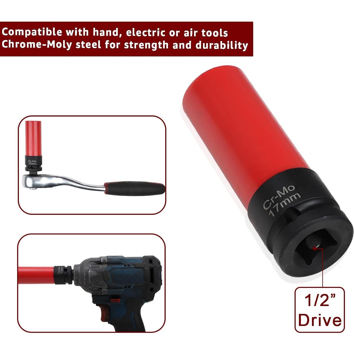 Socket de tuerca de rueda ITEQ 17mm para Mercedes Benz