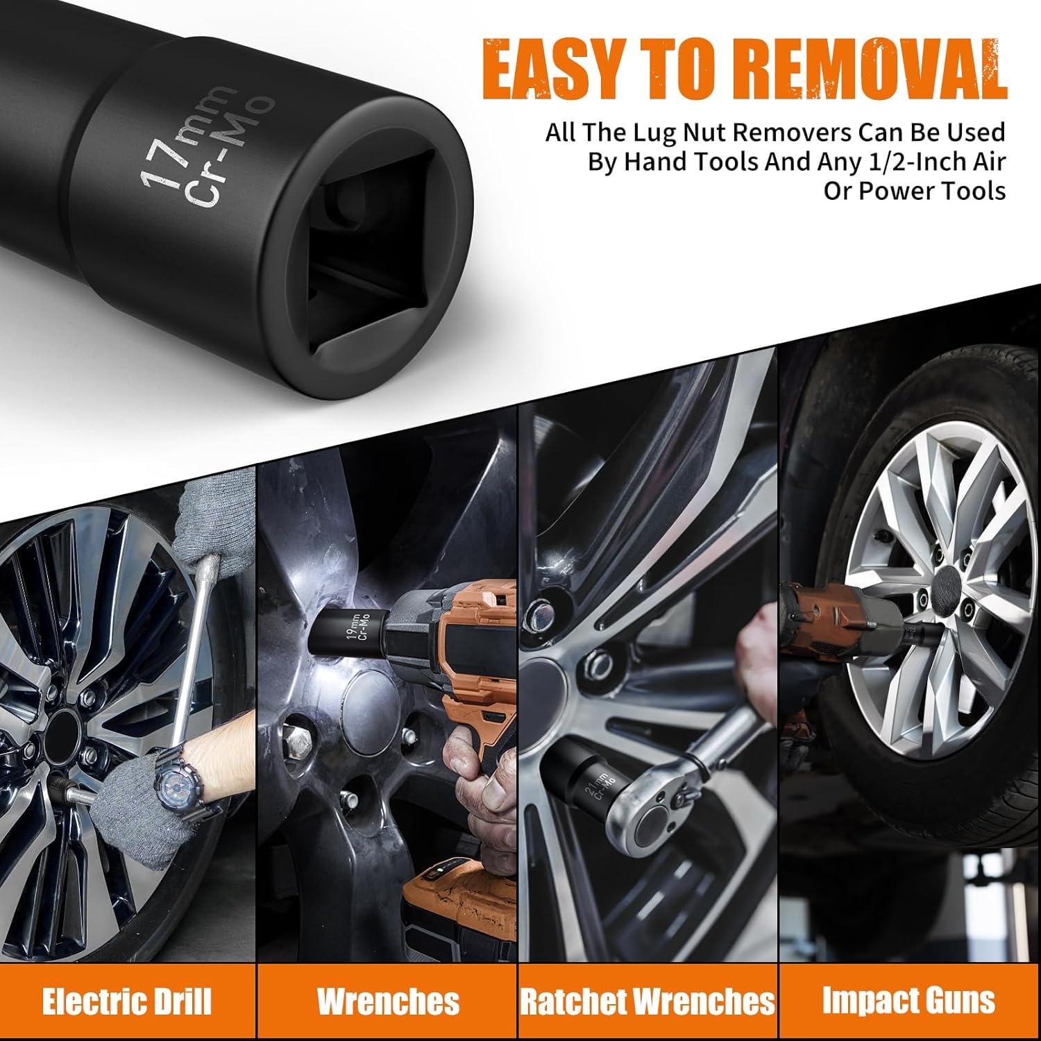 Kit de Eliminación de Bloqueo de Rueda GIREORAN 10 Piezas