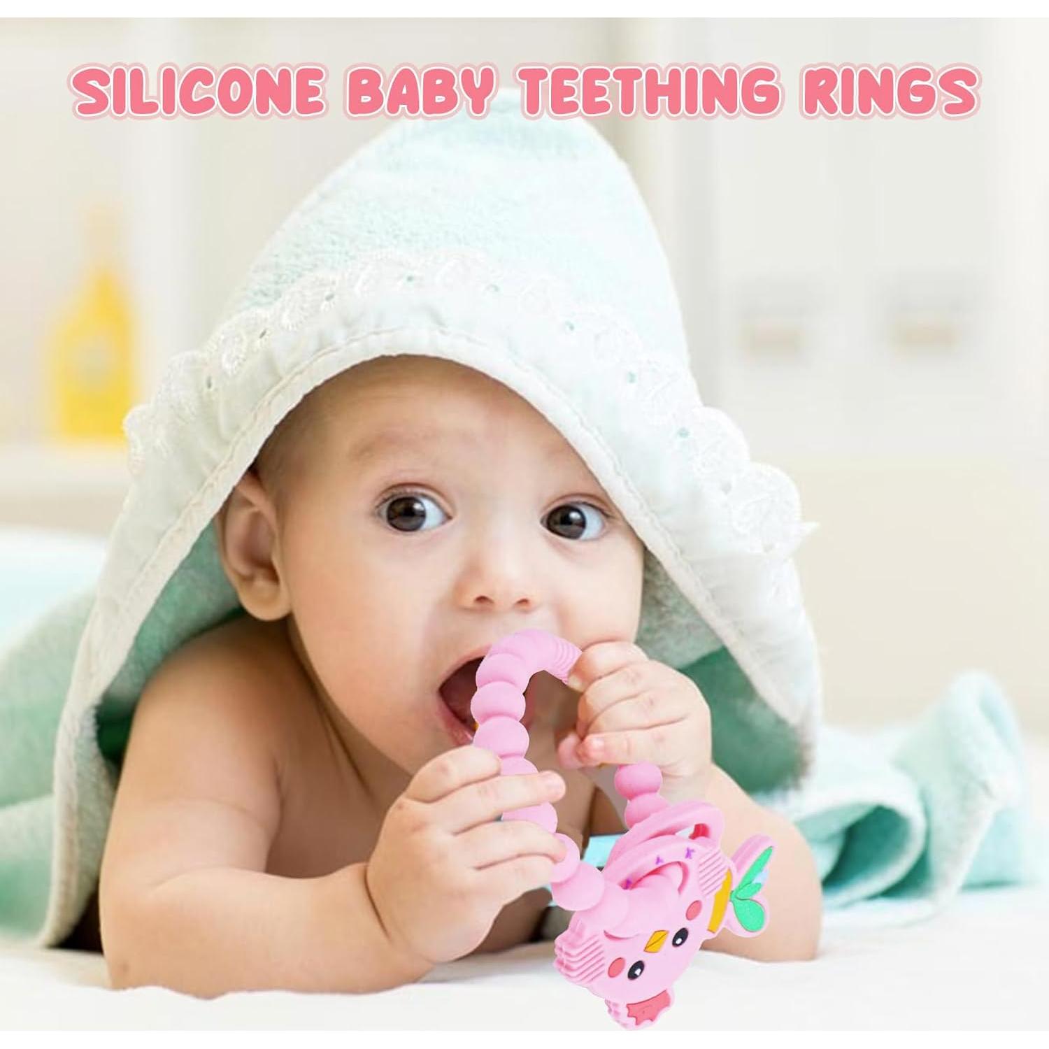 Juguete de Dentición Colorido Pascua para Bebés 0-6 Meses