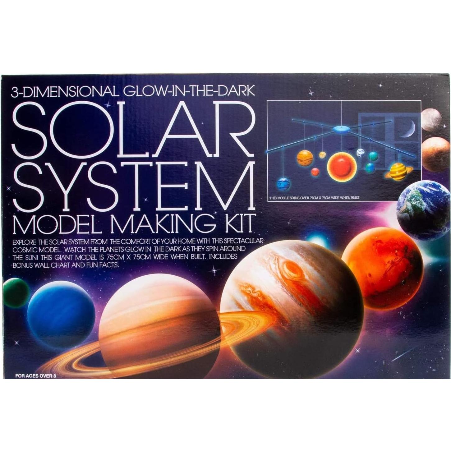 Kit de Móvil 3D del Sistema Solar Brilla en la Oscuridad Star Magic