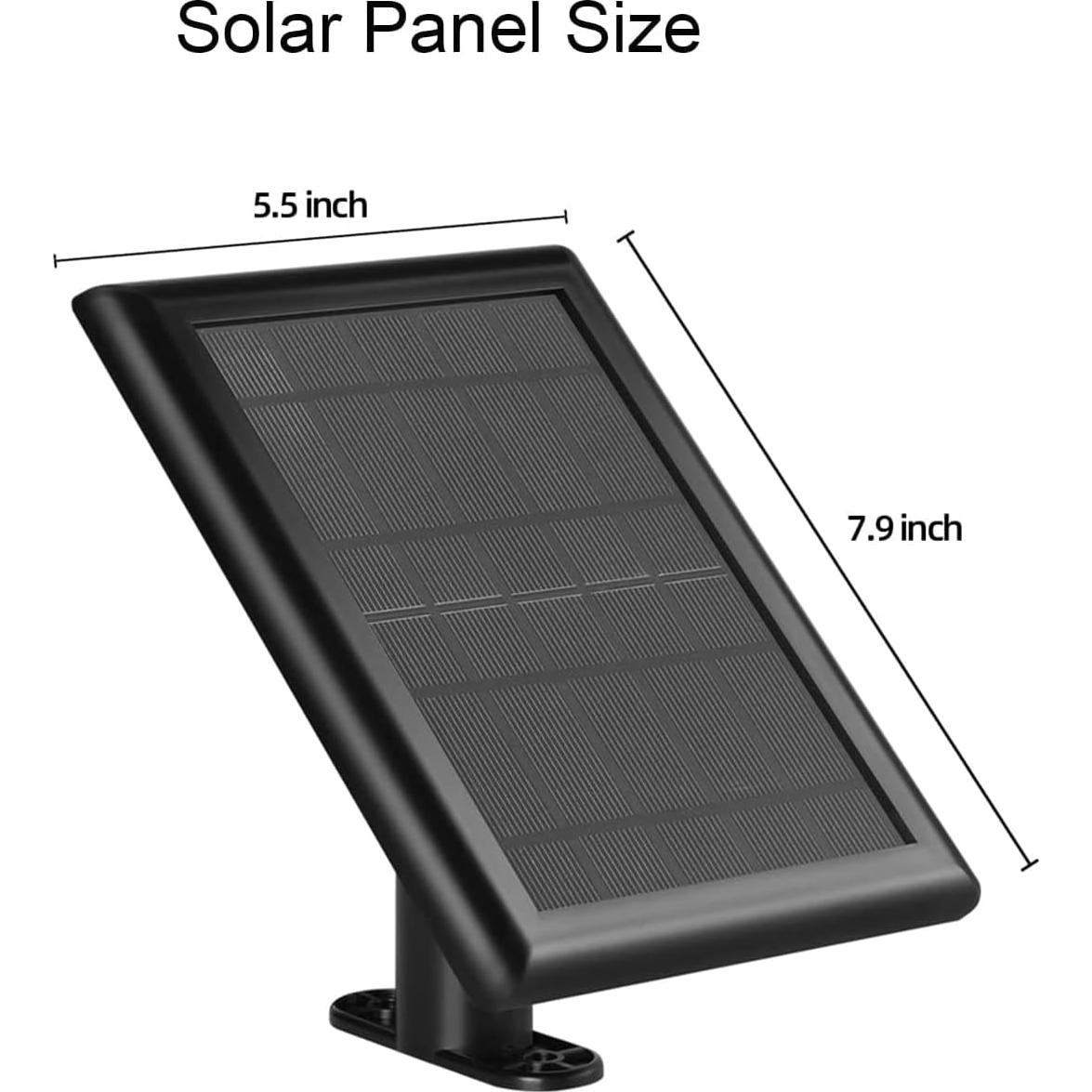 Panel Solar 5W LRKHFFD para Ring Stick Up Cam y Spotlight Cam