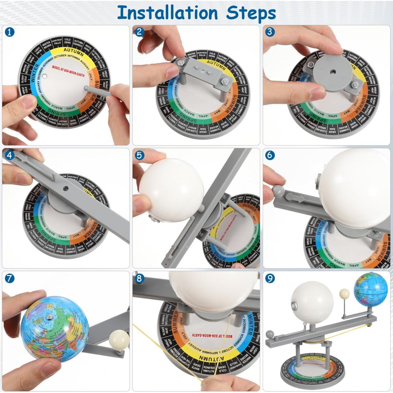 Kit Educativo Modelo Solar Orbital VICASKY 21x17cm