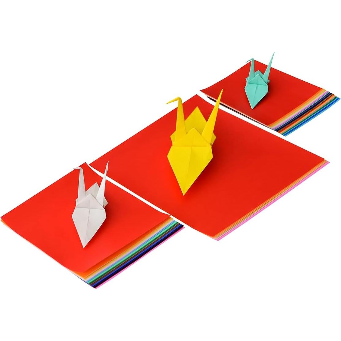 Papel Origami Yasutomo 55 Hojas Colores Sólidos 11.43-20.32 cm