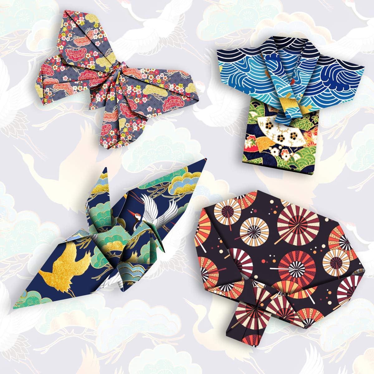 Papel de Origami Washi Japonés PaperKiddo 100 Hojas 15x15 cm