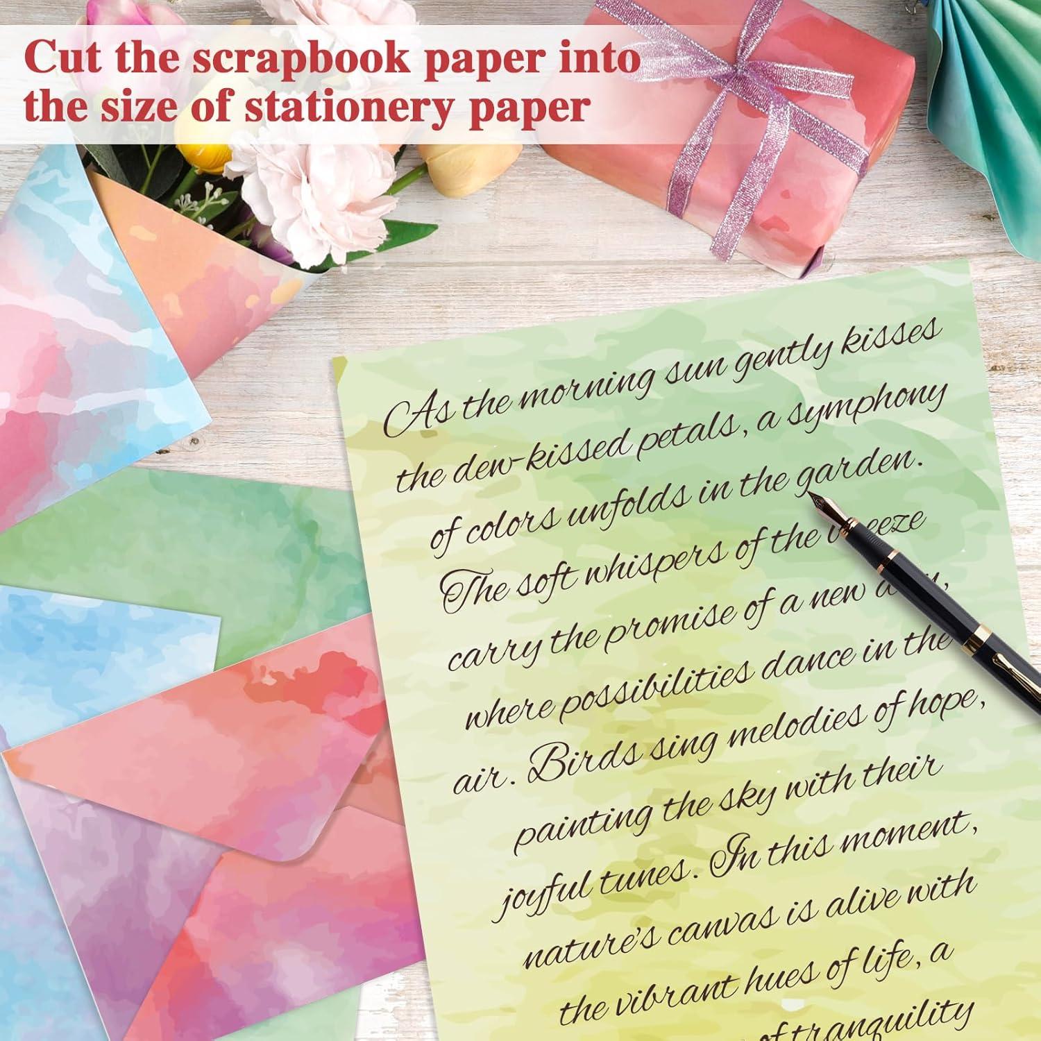 Konsait Papel de Acuarela 30x30 cm - 24 Hojas Doble Cara