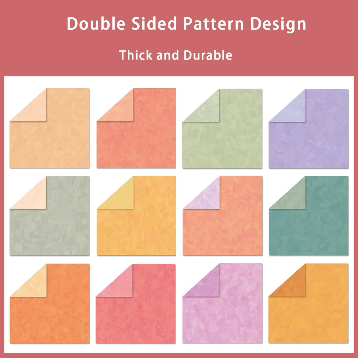 Juego de Papel de Scrapbook Doble Cara Ochoentt 30.5x30.5 cm 24 Hojas