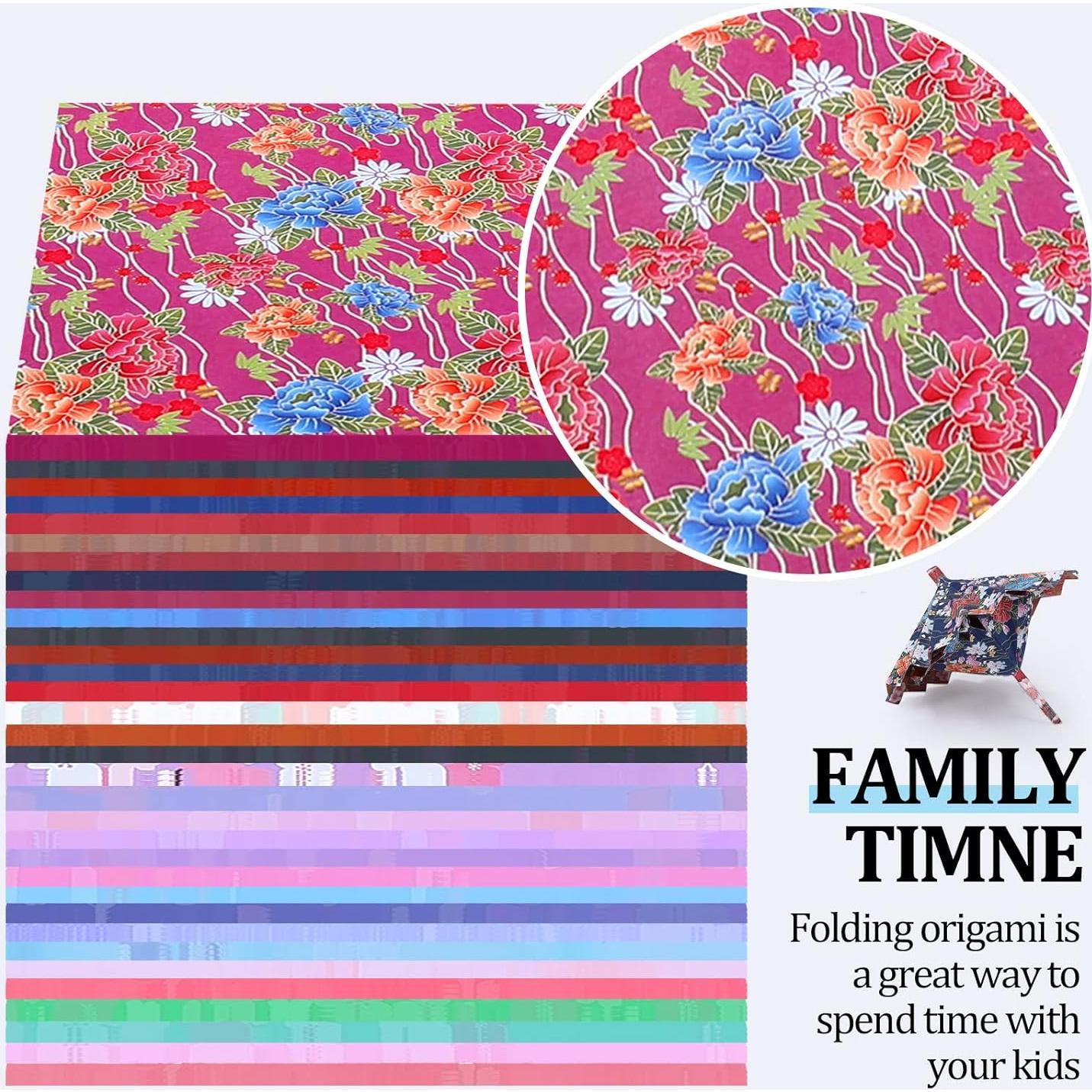 480 Hojas Papel Origami Japonés Doble Cara 15x15 cm Lincia