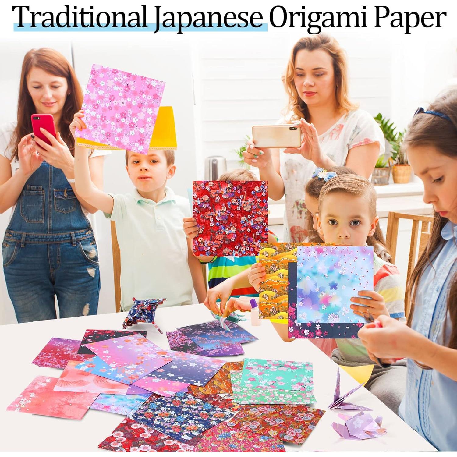 480 Hojas Papel Origami Japonés Doble Cara 15x15 cm Lincia