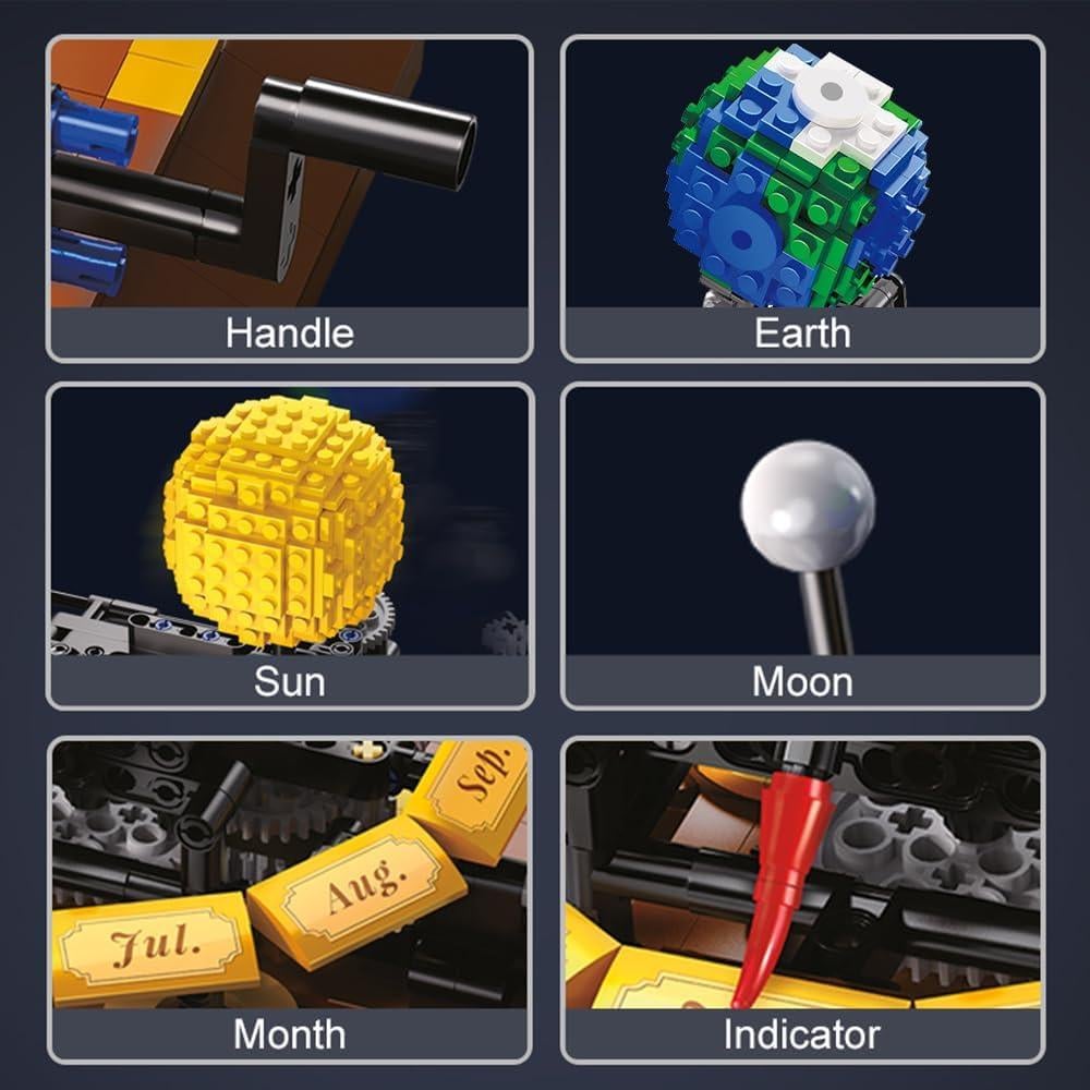 Bloque de Construcción Sistema Solar CaDA C71004W 865 Piezas