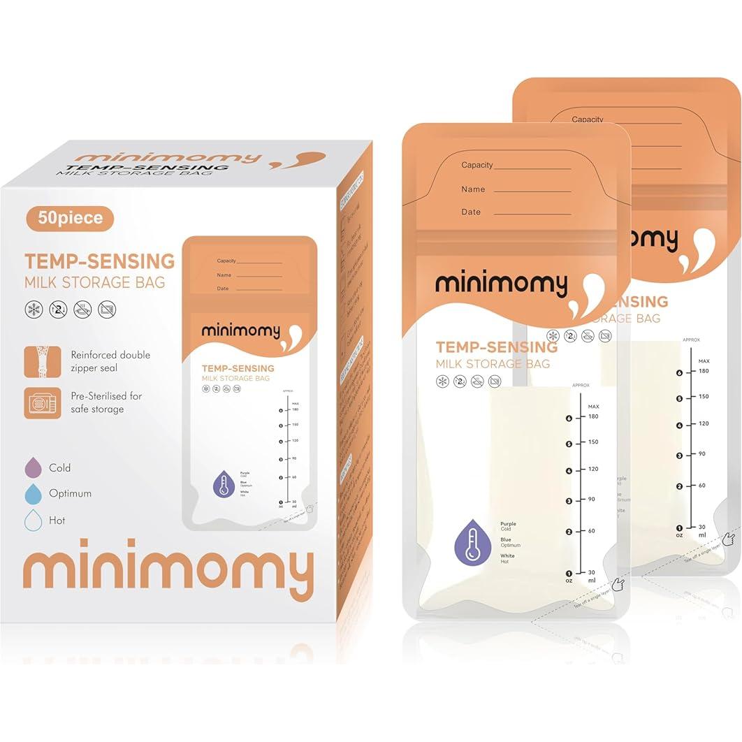 Bolsas de Almacenamiento de Leche Materna Minimomy 50 Piezas 170g