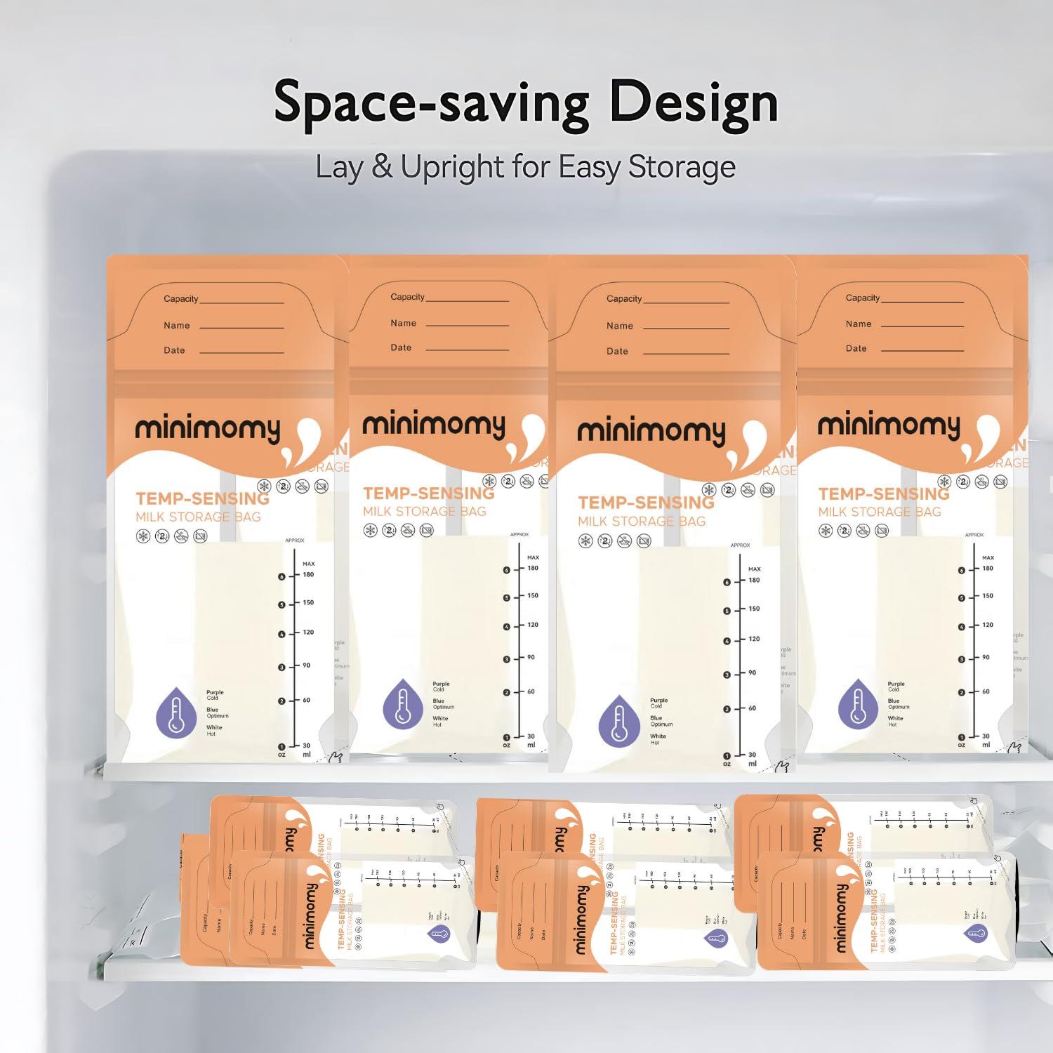 Bolsas de Almacenamiento de Leche Materna Minimomy 50 Piezas 170g