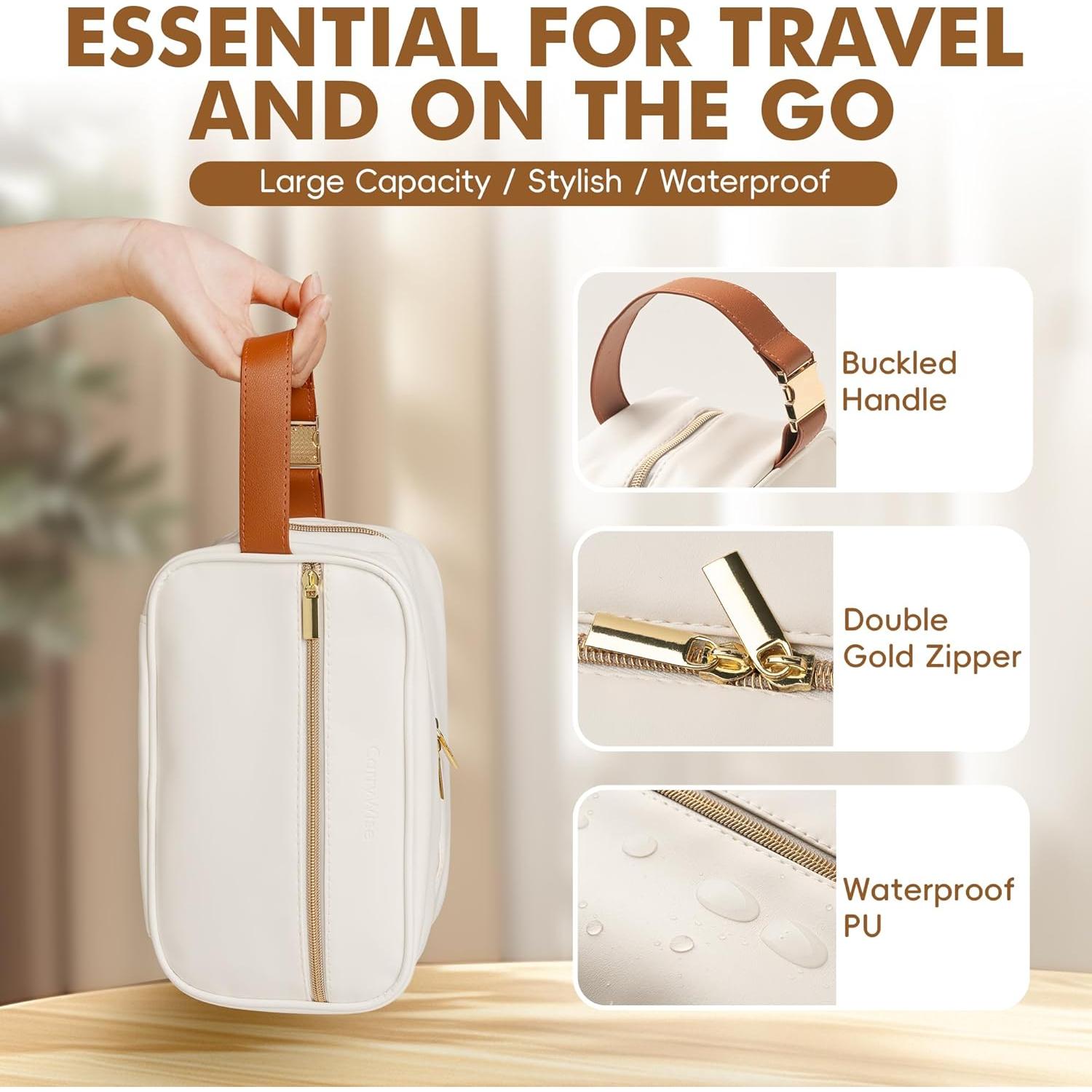 Bolsa de Viaje para Leche Materna CarryWise Blanca 26x12x15cm