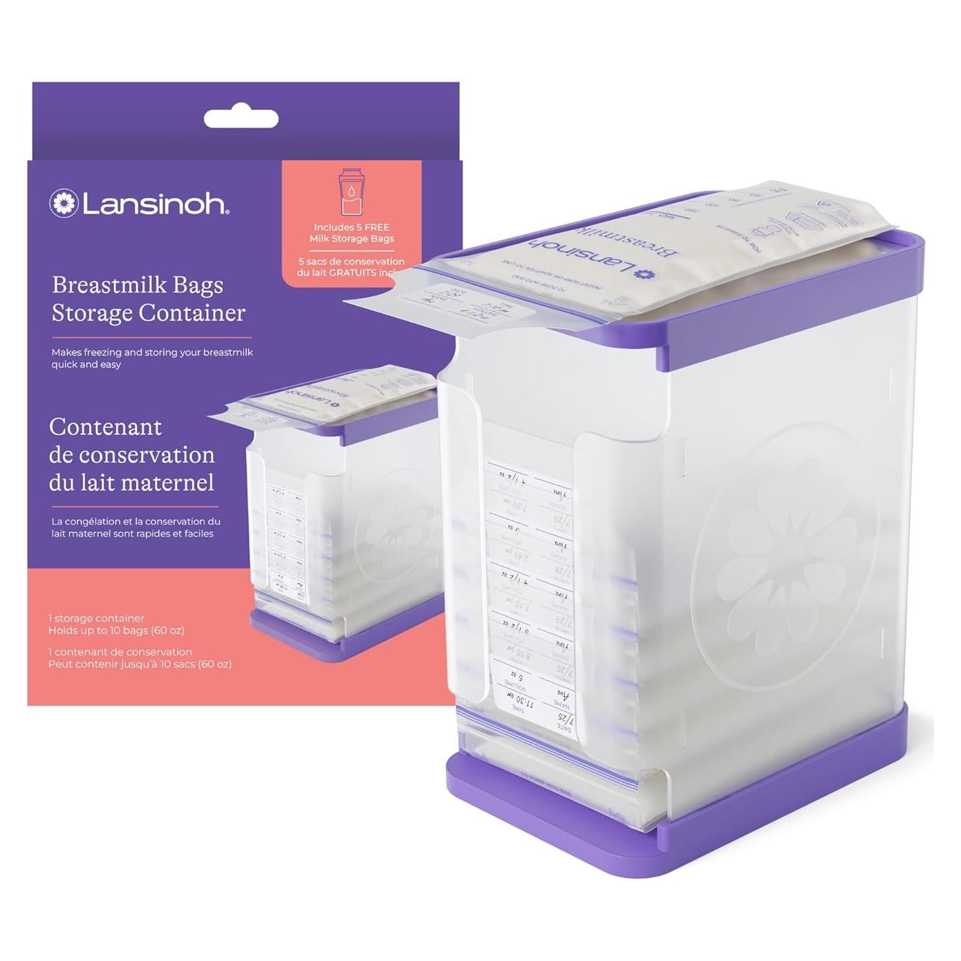 Contenedor de Almacenamiento de Leche Materna Lansinoh 1.77L