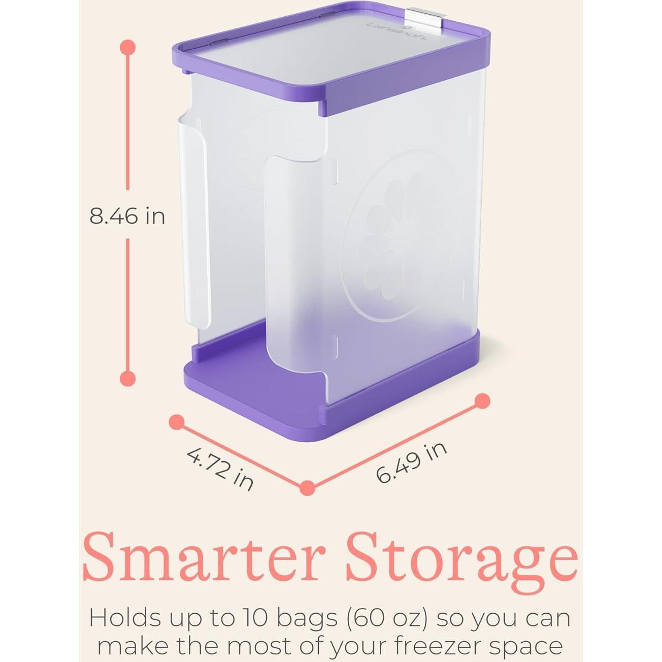Contenedor de Almacenamiento de Leche Materna Lansinoh 1.77L
