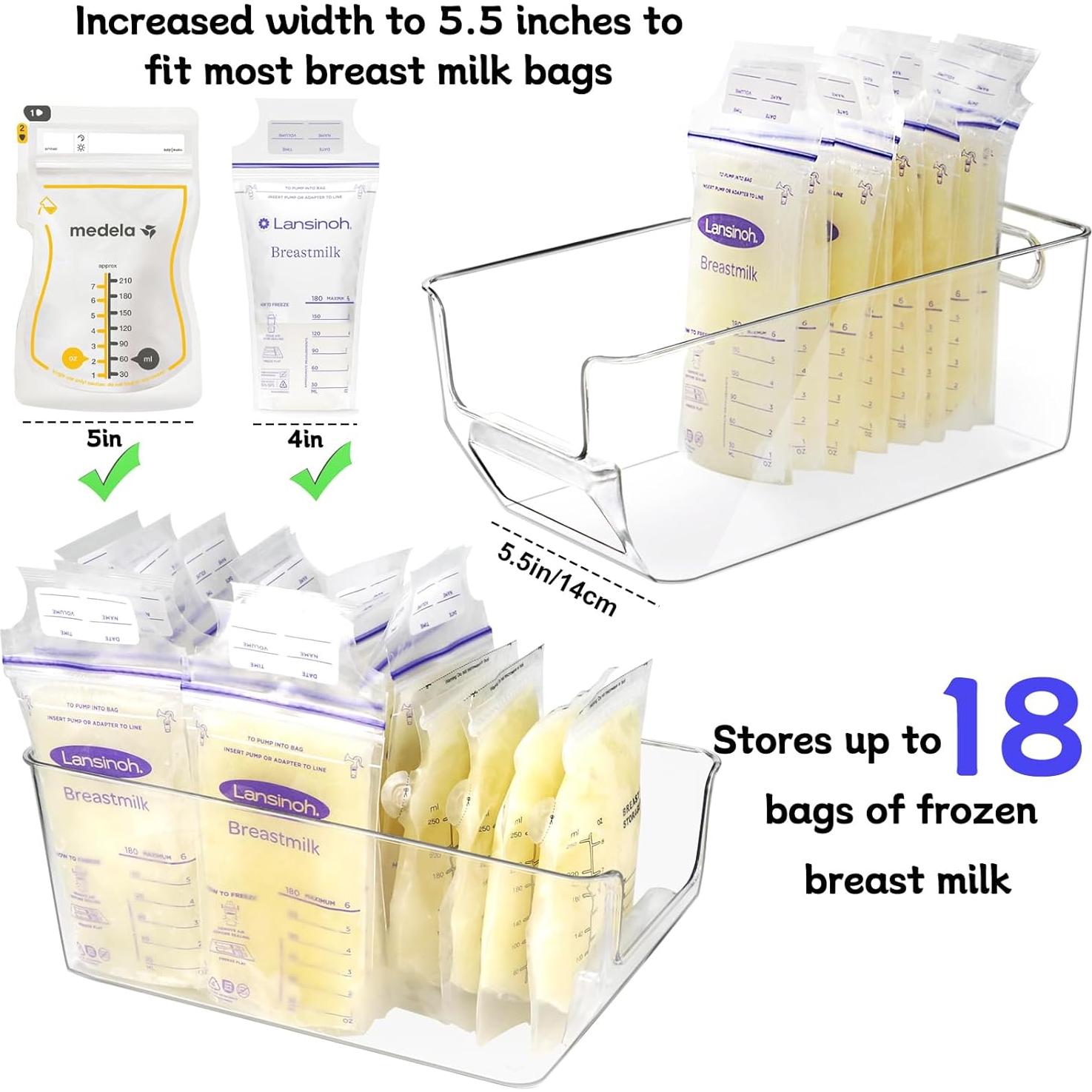 Contenedores de Almacenamiento de Leche Materna Ampliados - Kit Aplanador