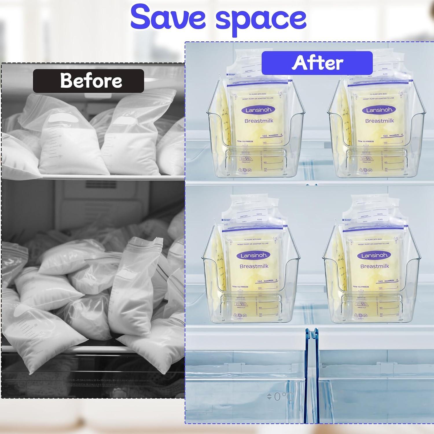 Contenedores de Almacenamiento de Leche Materna Ampliados - Kit Aplanador