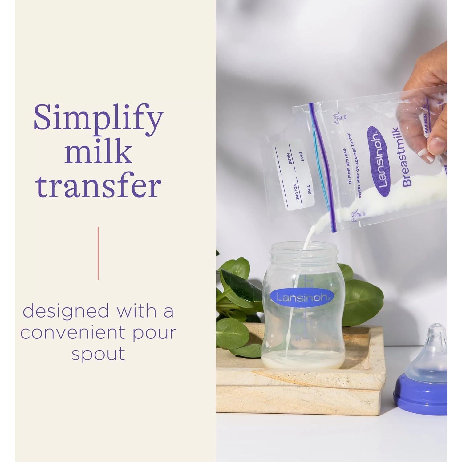 Bolsas de Almacenamiento de Leche Materna Lansinoh 25 Unidades