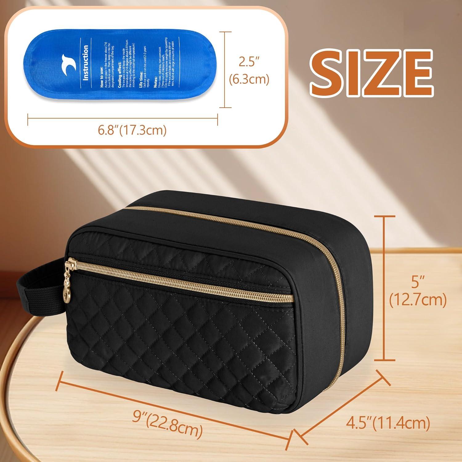 Bolsa de Enfriamiento para Leche Materna Damero - Negro