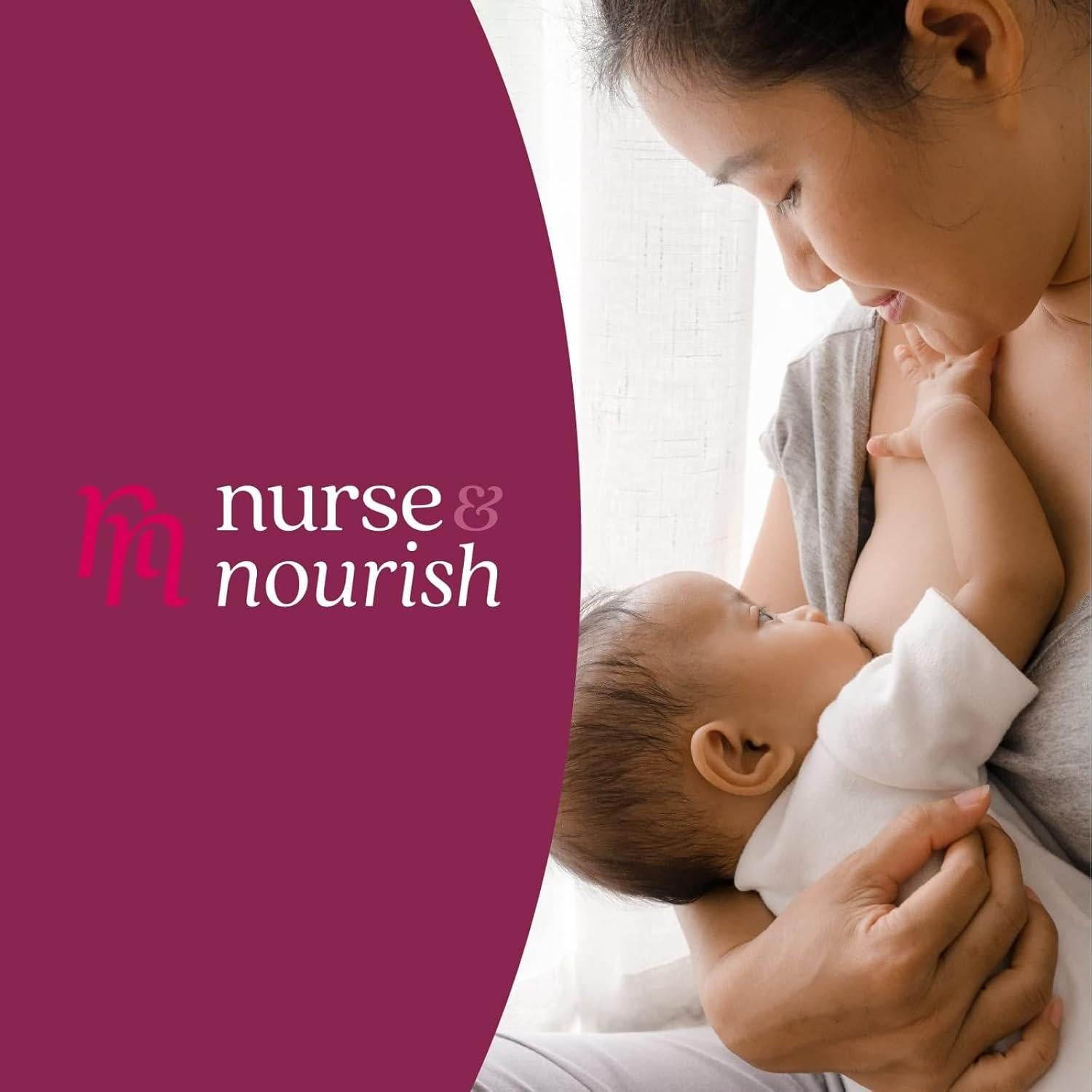 Torre de Almacenamiento de Leche Materna 2 Pack Nurse & Nourish - Organizador Congelador 1.77L