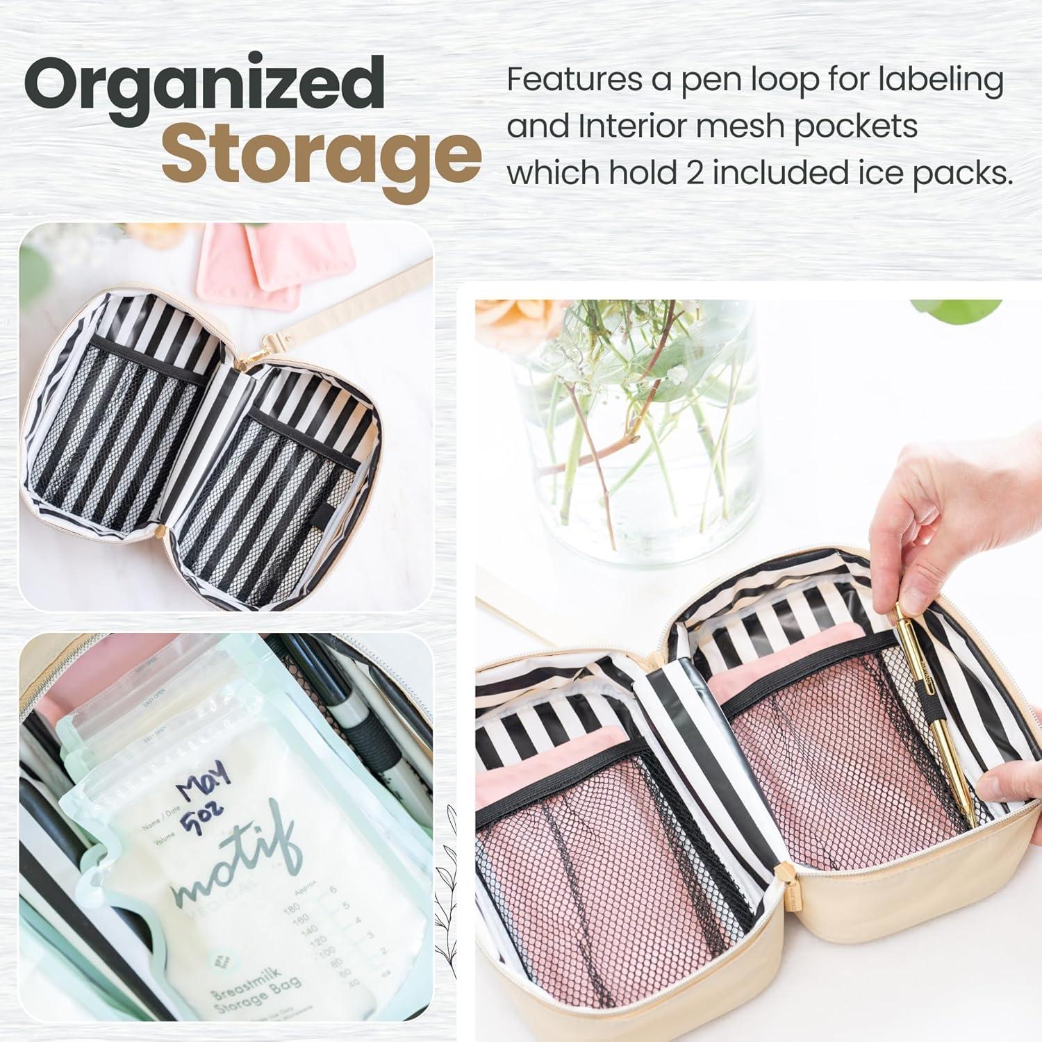 Bolsa Enfriadora de Leche Materna August Bee - Compacta y Elegante