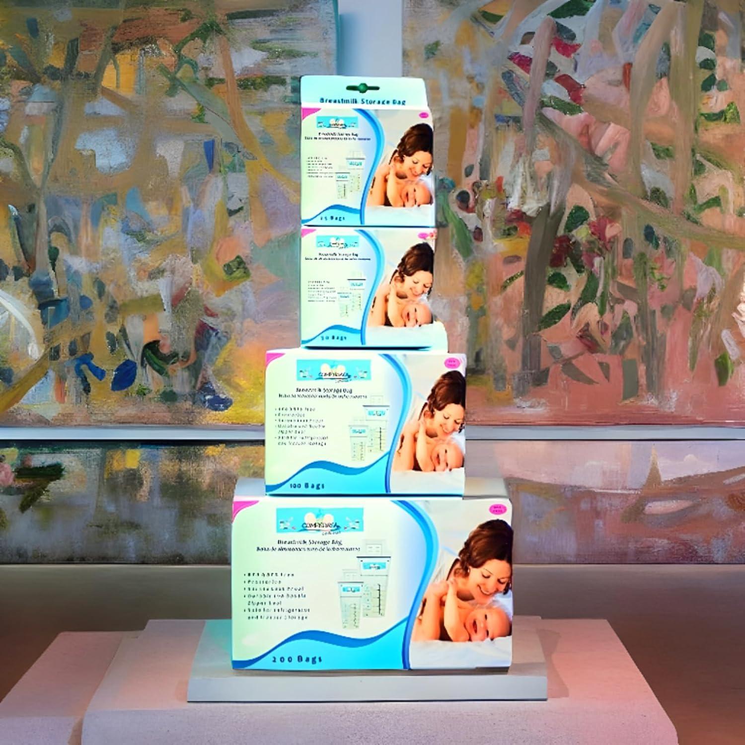 Bolsas de Almacenamiento de Leche Materna ComfyDaya 25 Unidades