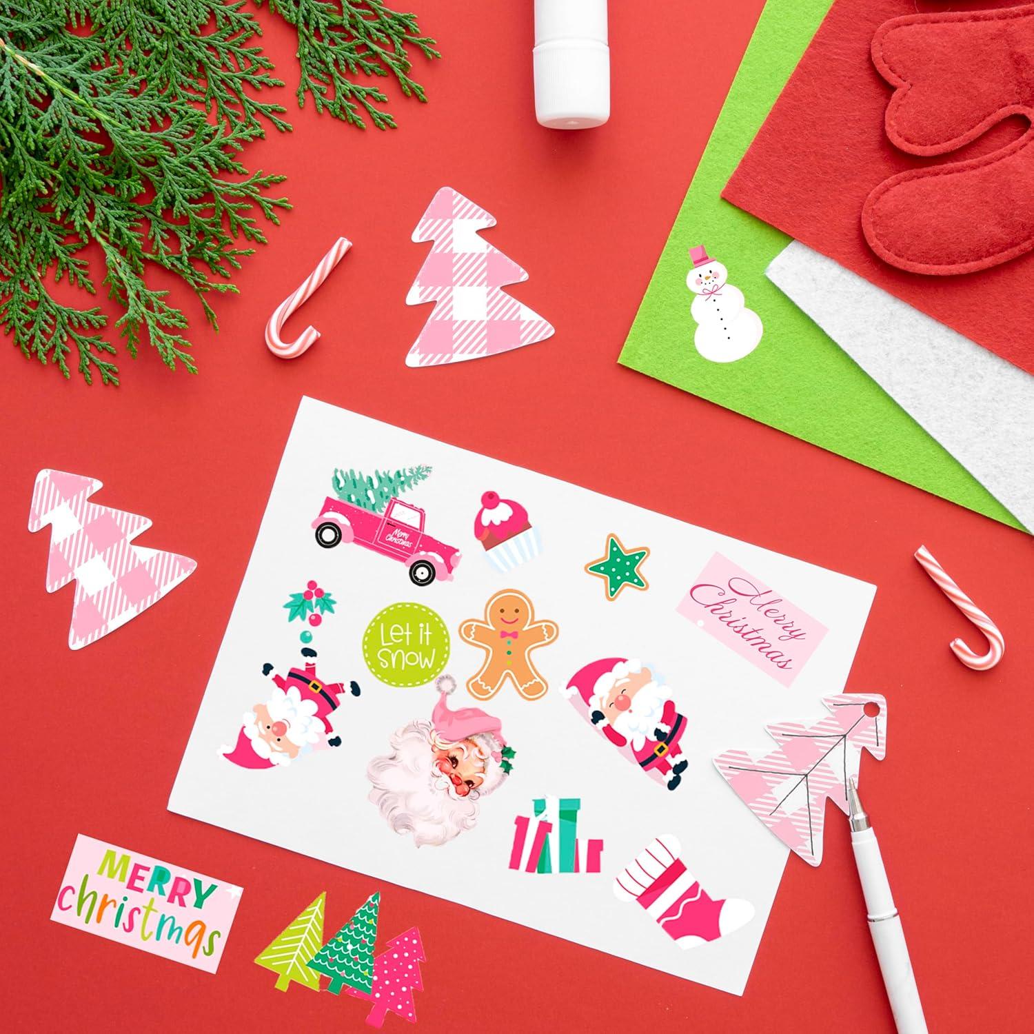 Juego de papel de scrapbook navideño GJKTOPO 30x30cm 24 hojas
