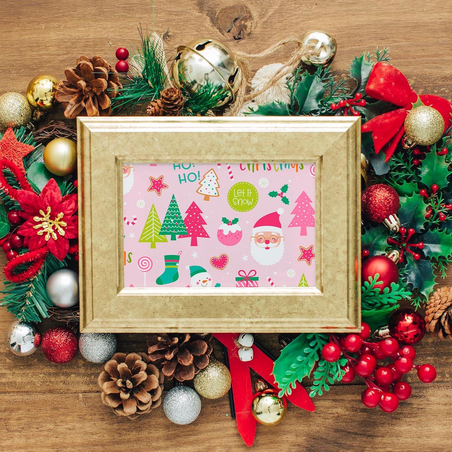 Juego de papel de scrapbook navideño GJKTOPO 30x30cm 24 hojas