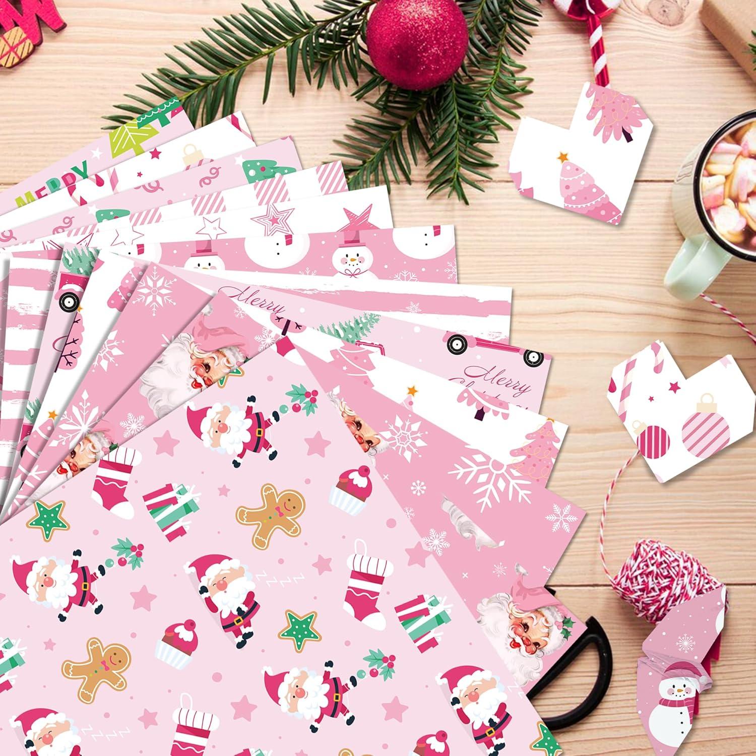 Juego de papel de scrapbook navideño GJKTOPO 30x30cm 24 hojas