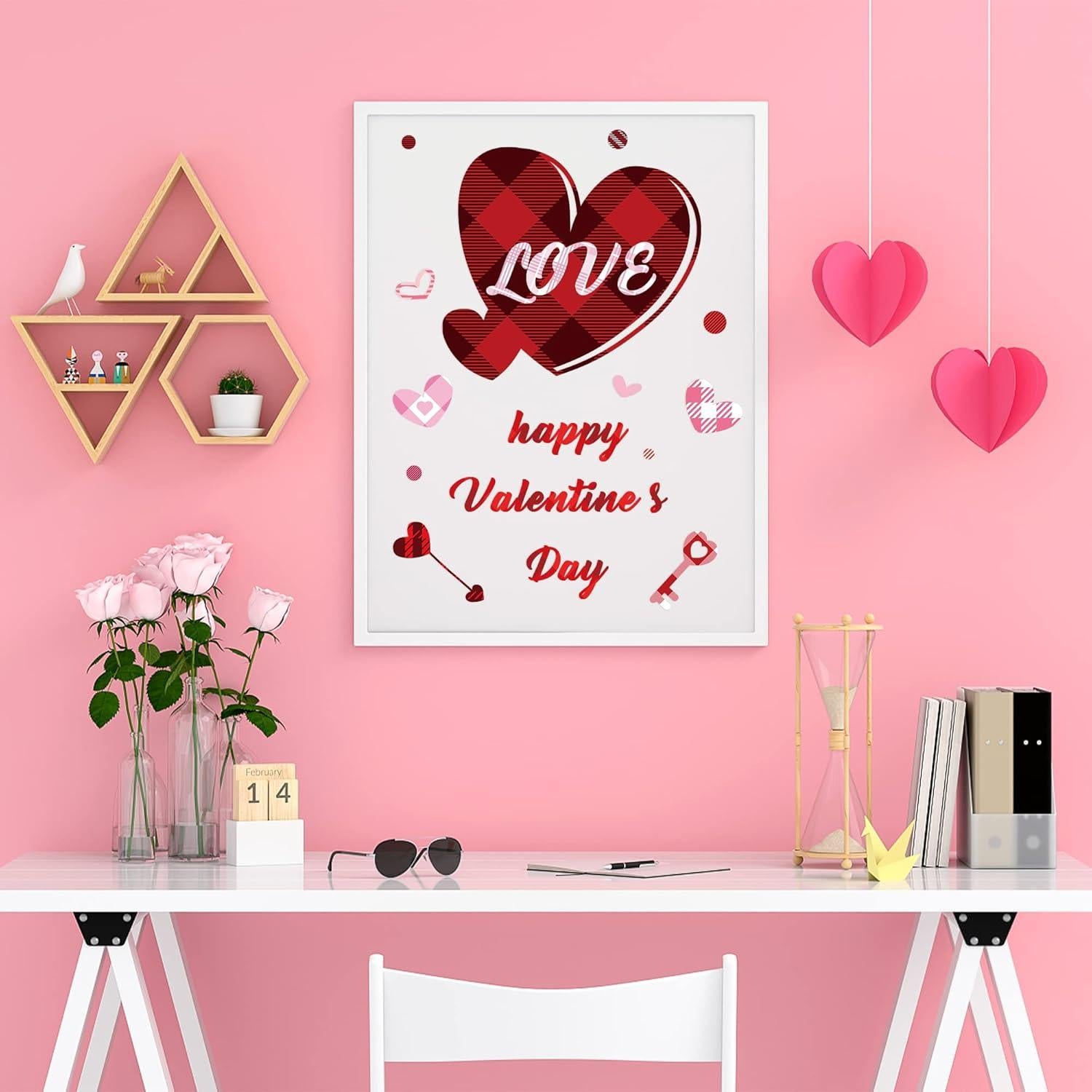 Papel Decorativo San Valentín Haooryx - 60 Hojas 28x28 cm