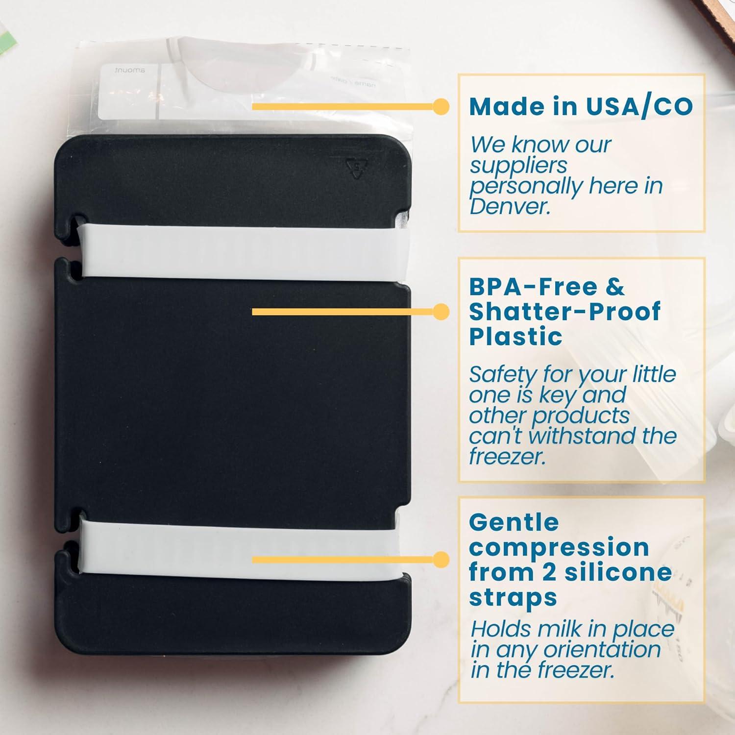 Organizador de Leche Materna Freeze It Flat MilkWorx - Ahorra Espacio