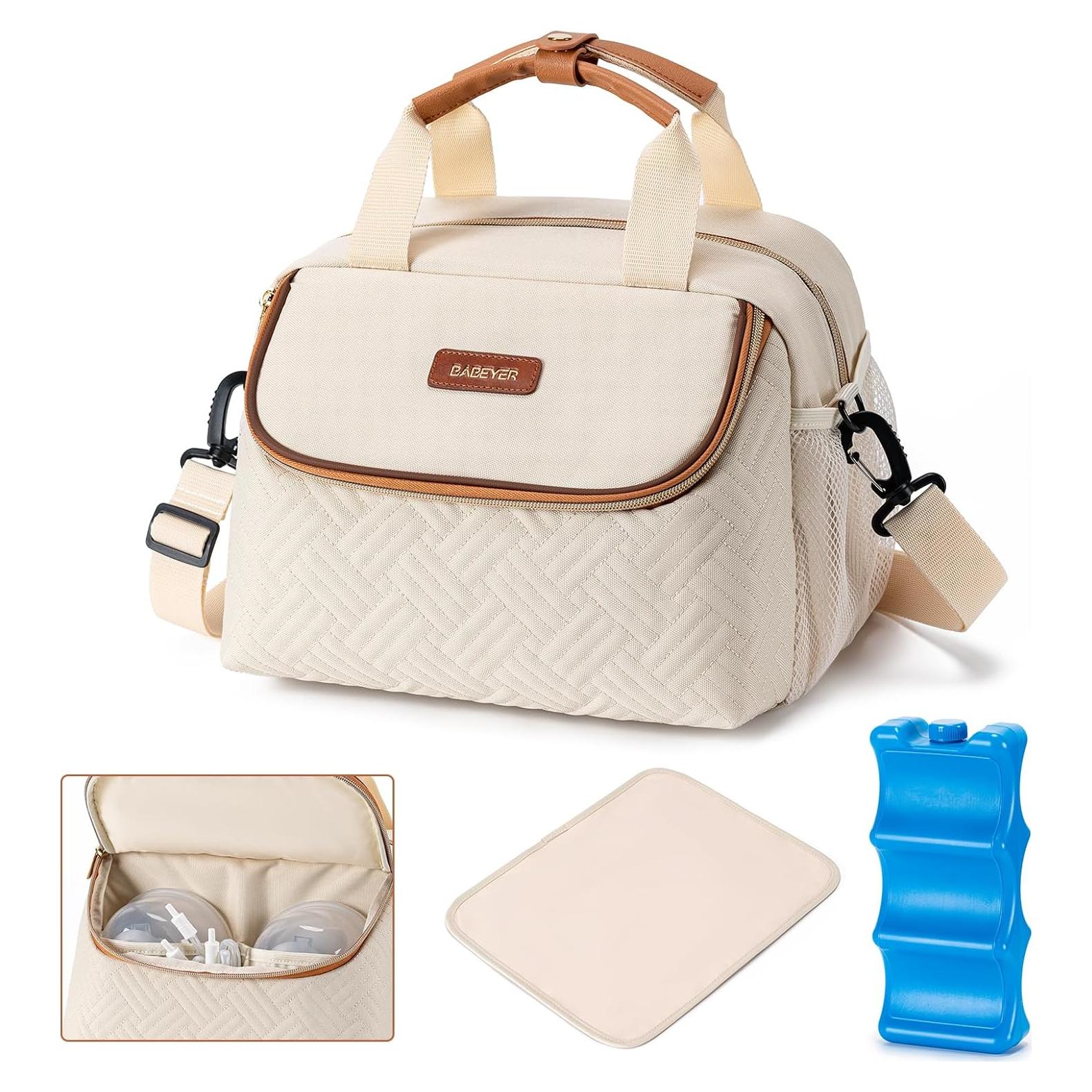 Bolsa de Enfriamiento de Leche Materna BABEYER 8.6L Crema