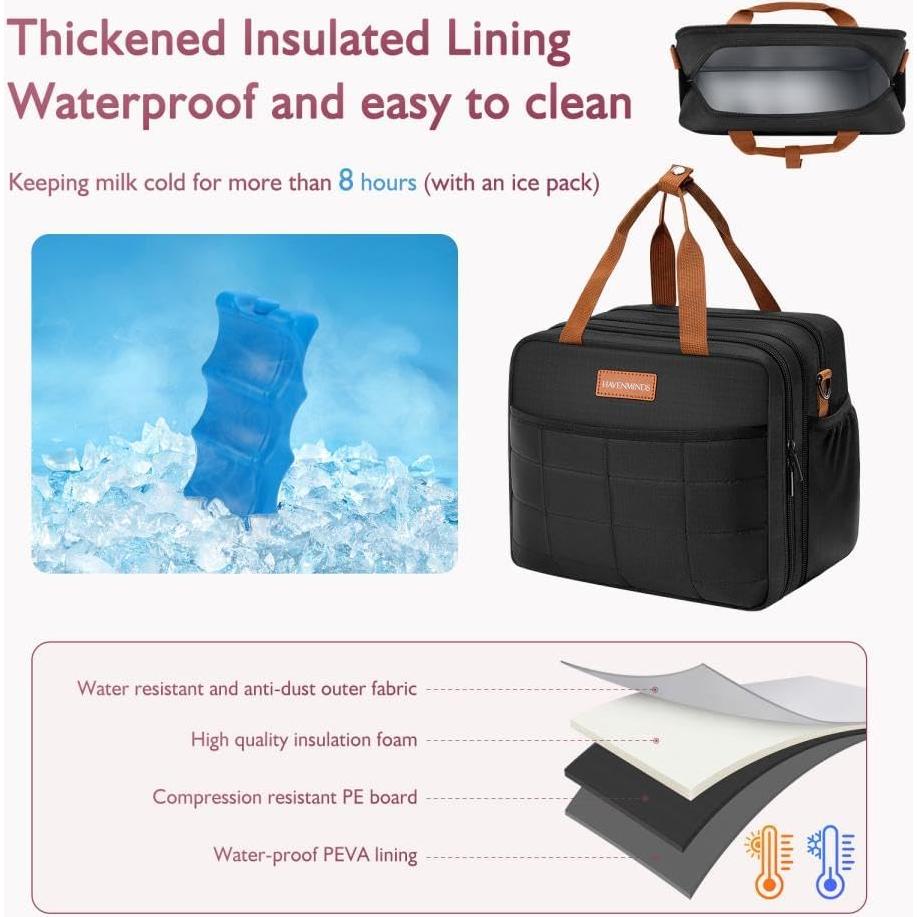 Bolsa de viaje enfriadora de leche materna BBC002017-B-ZH