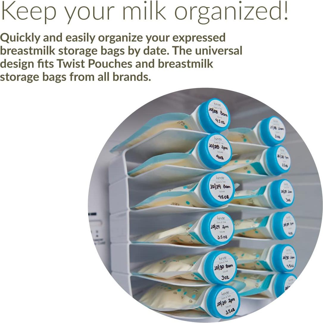 Organizador de Leche Materna Kiinde Keeper - Almacenamiento Congelador
