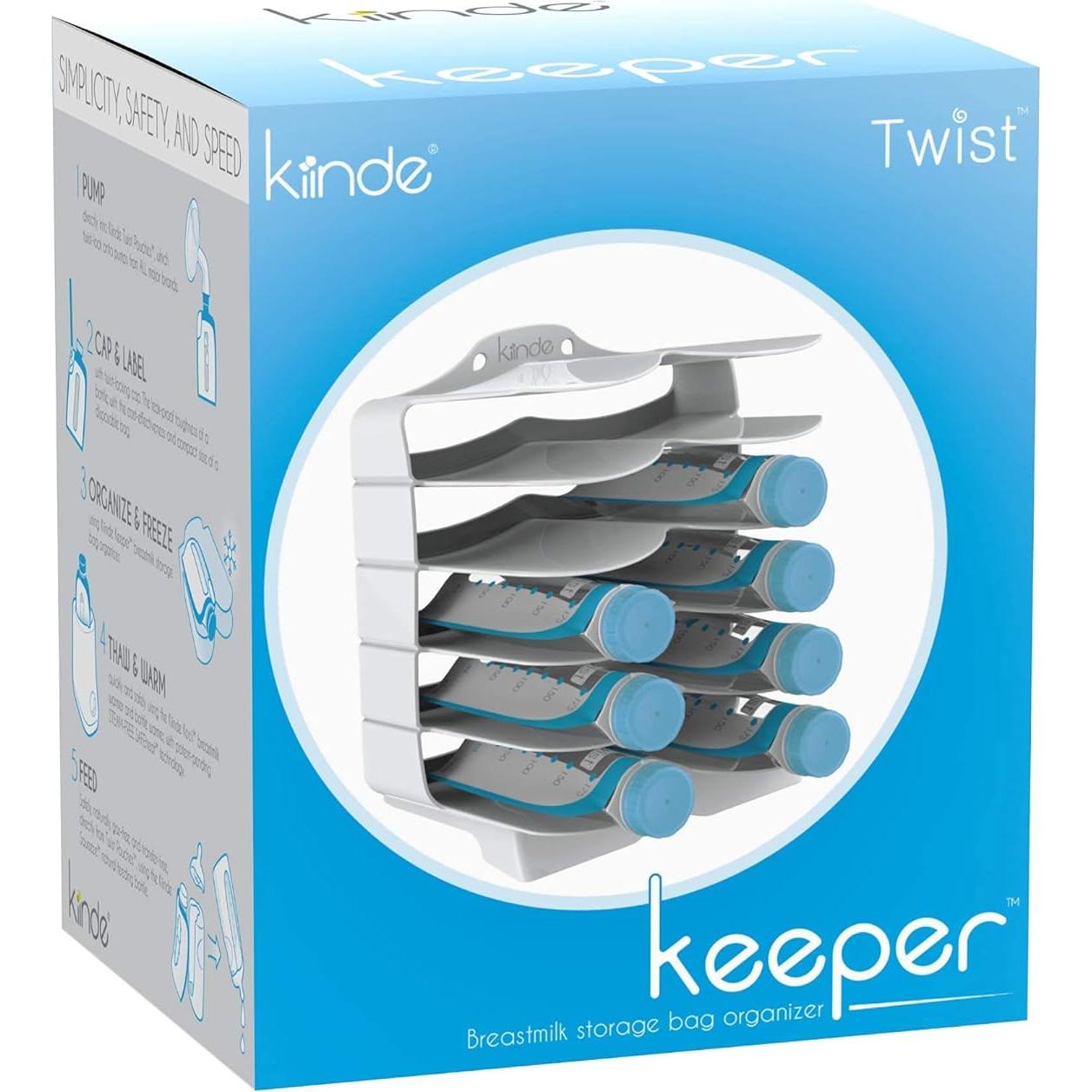 Organizador de Leche Materna Kiinde Keeper - Almacenamiento Congelador