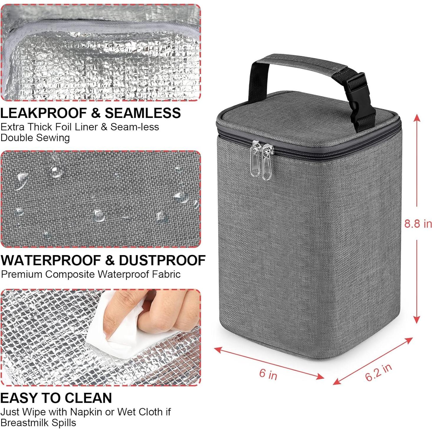 Bolsa Térmica Accmor para Biberones - Acomoda 4 de 240ml